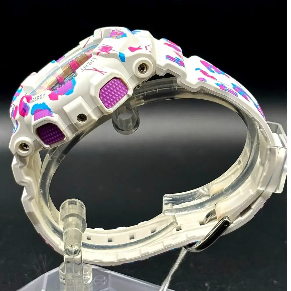 Casio Baby-G BA-110FL-7A Flower Leopard Analog Digital Watch NIBWT